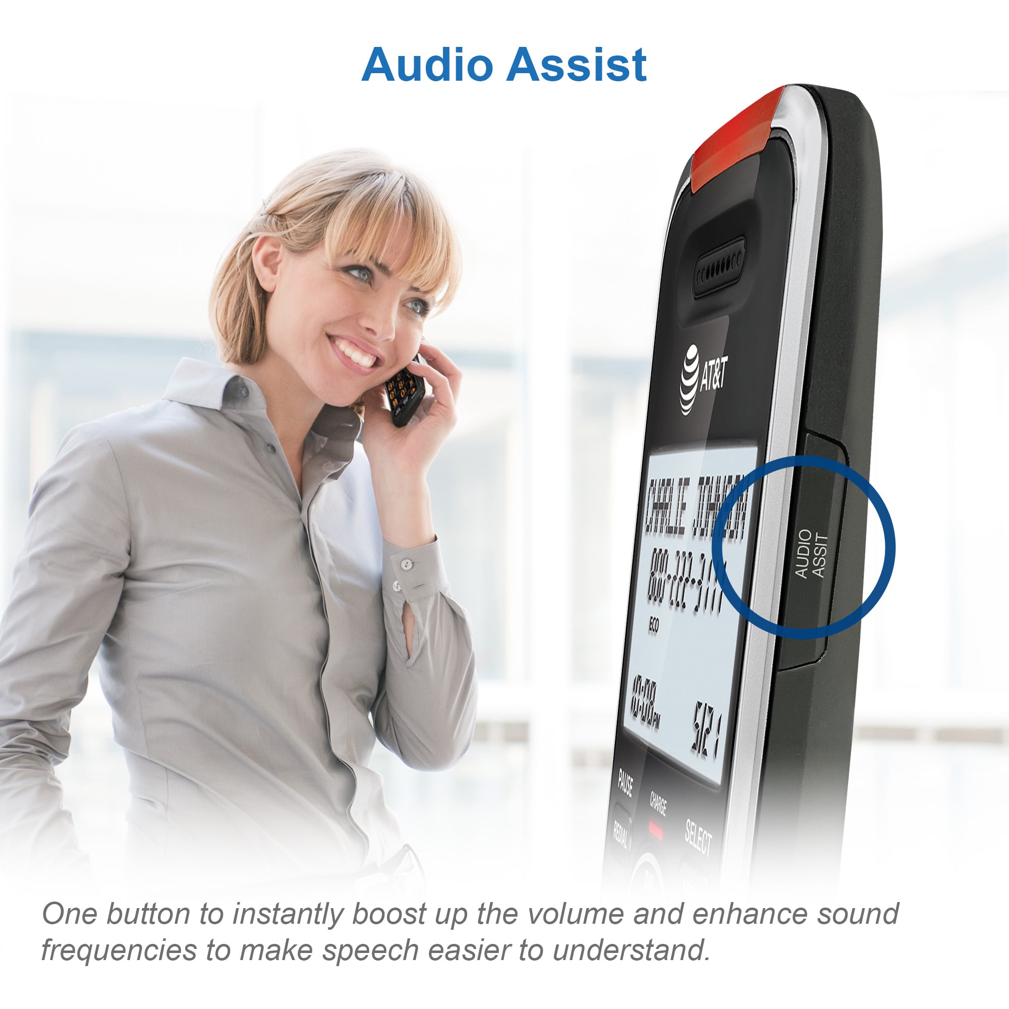 4-Handset Cordless Phone with Unsurpassed Range, Smart Call Blocker and Answering System - view 7