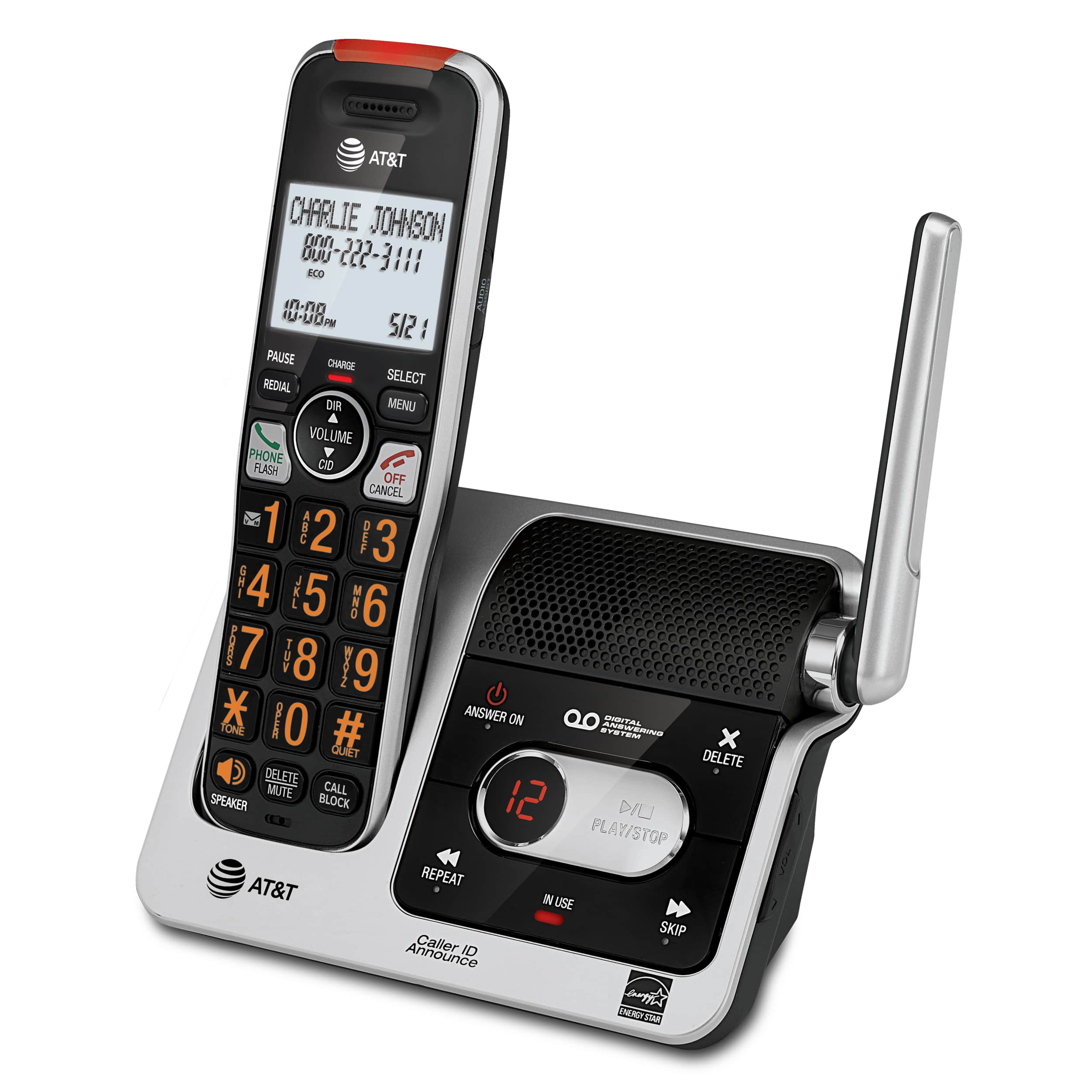 Cordless Phone with Unsurpassed Range, Smart Call Blocker and Answering System - view 8