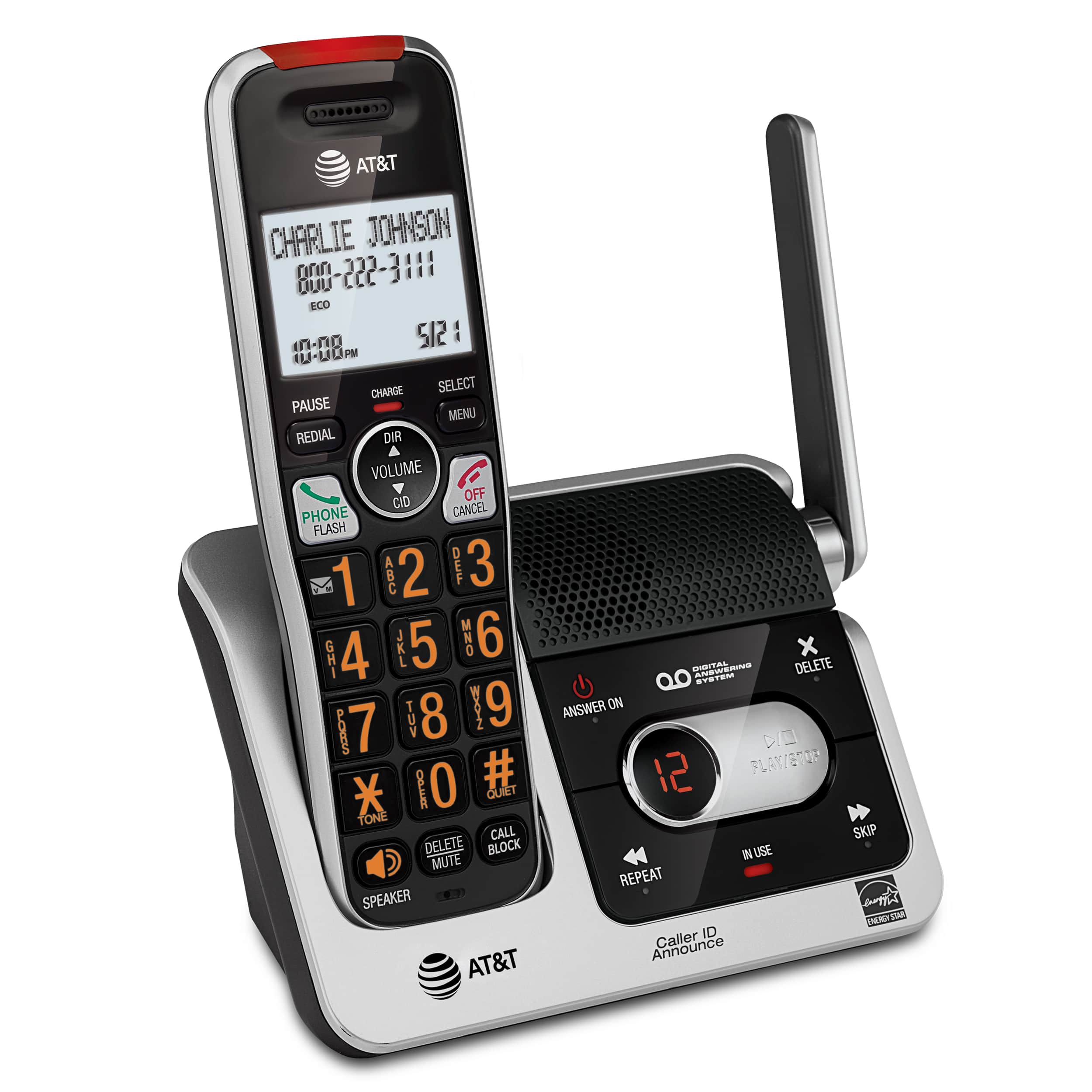 Cordless Phone with Unsurpassed Range, Smart Call Blocker and Answering System - view 9