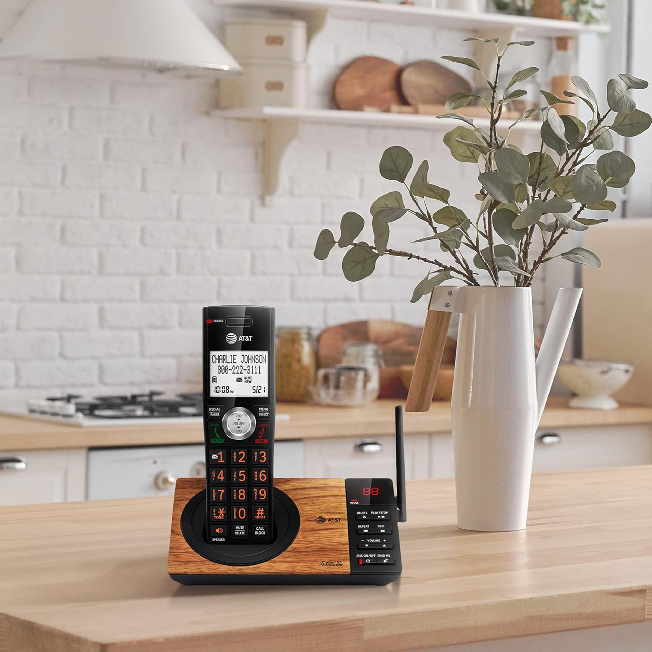 1-Handset Expandable Cordless Phone with Unsurpassed Range, Smart Call Blocker and Answering System - view 13