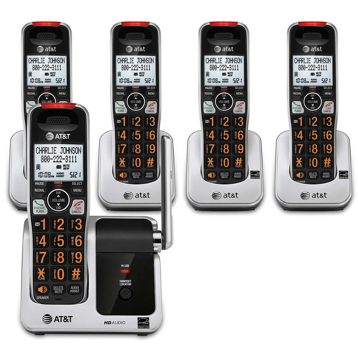 New AT/&T 900 Series Replacement Corded Phone Handset 3 Pack
