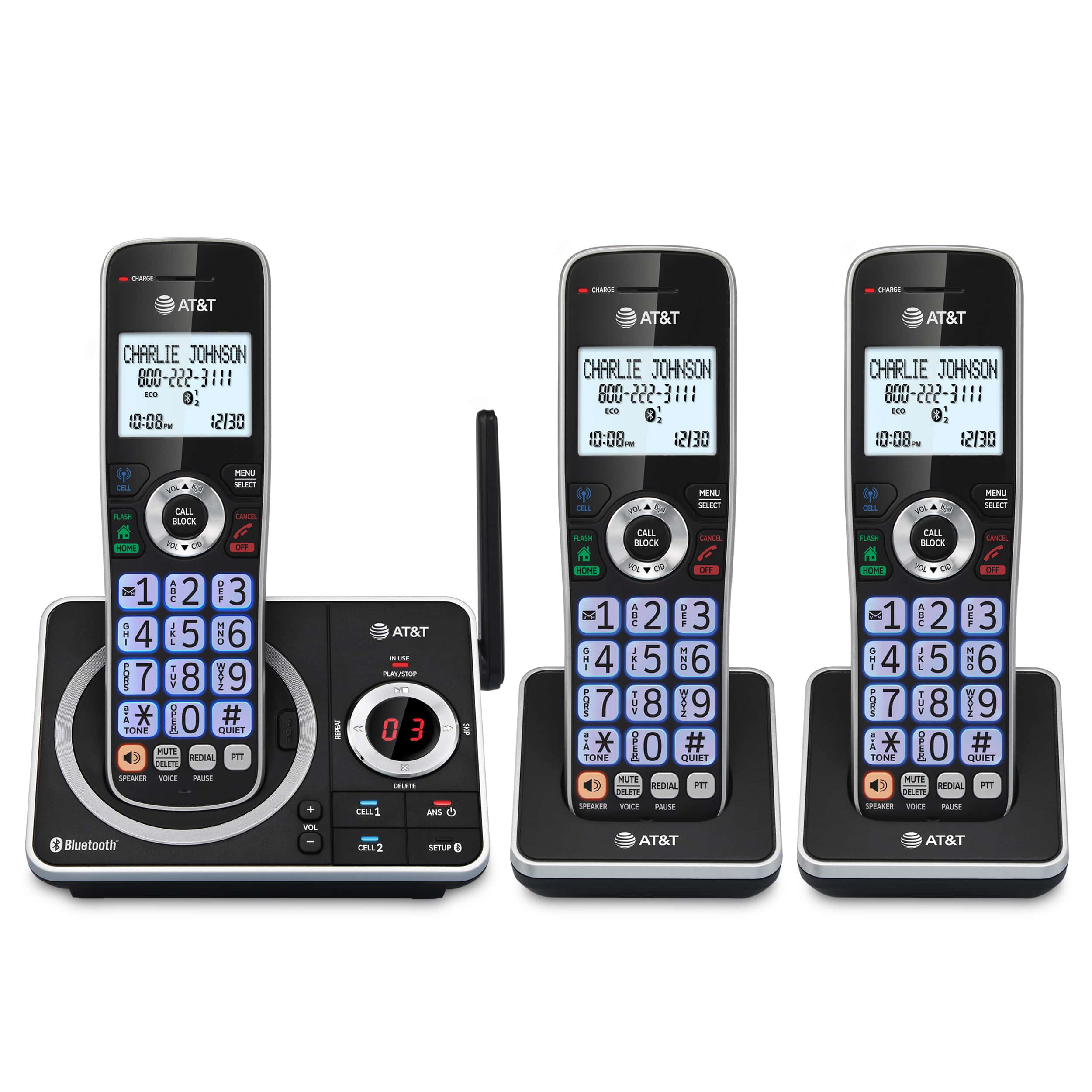 Cordless Answering System with Connect to Cell™ - view 1