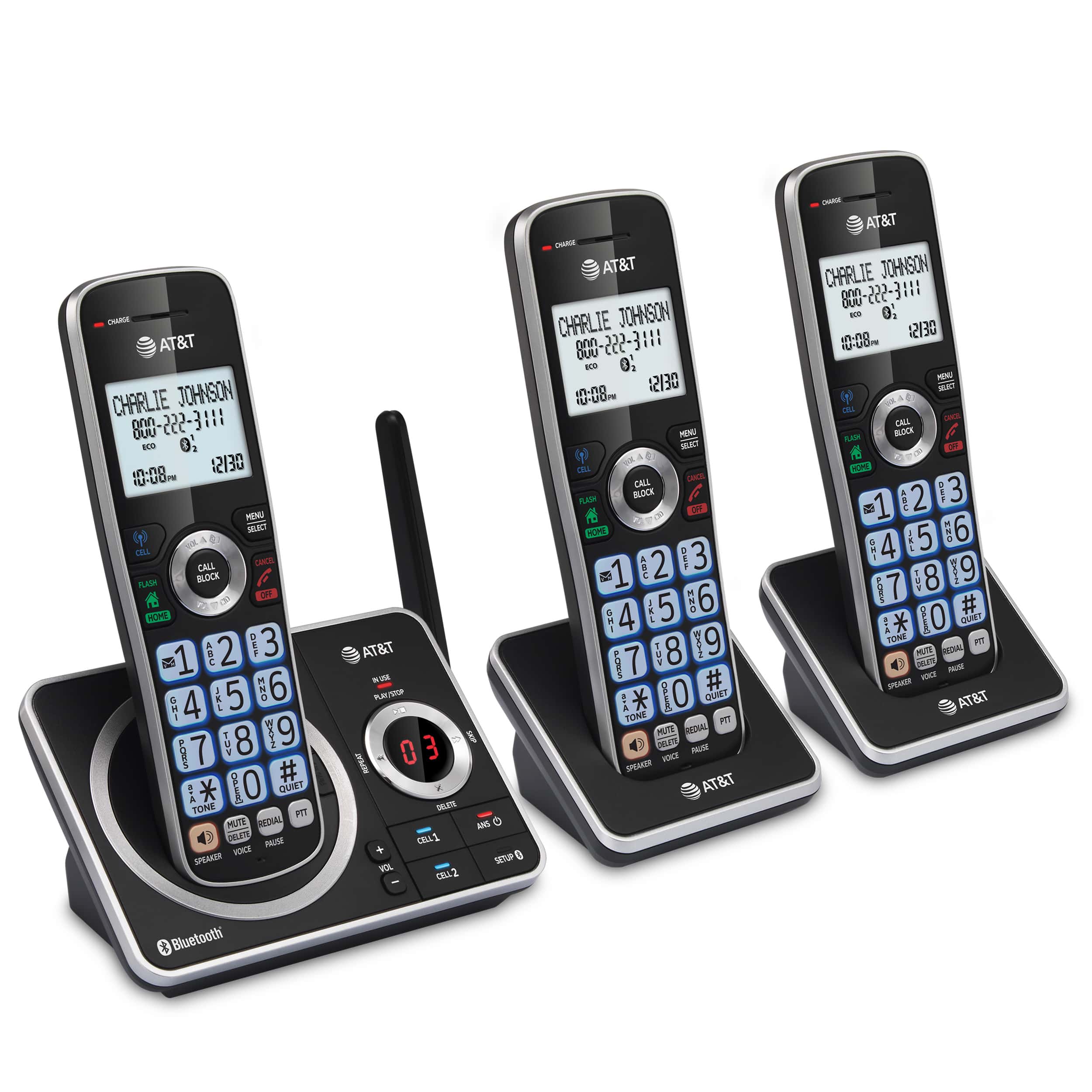 Cordless Answering System with Connect to Cell™ - view 3