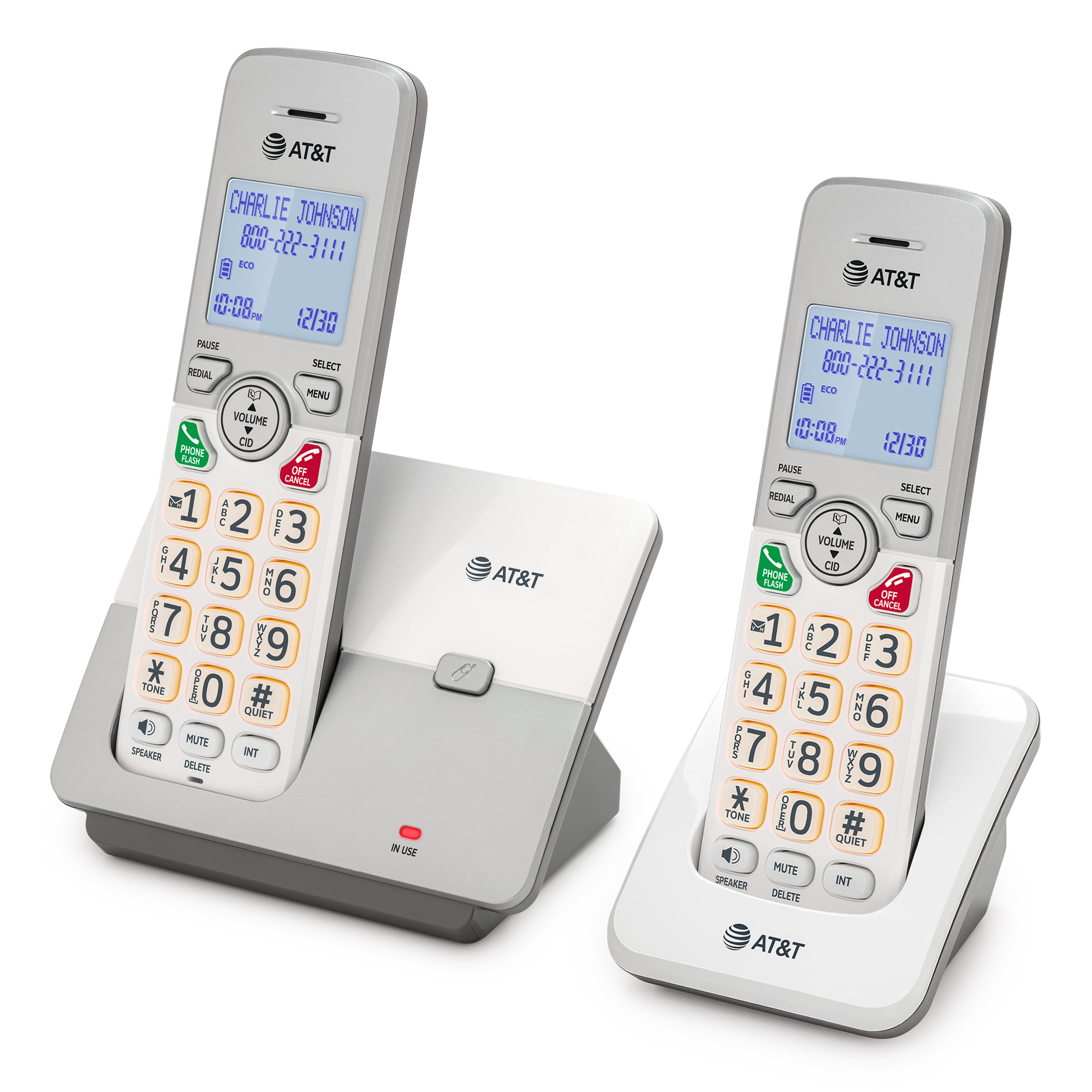2-Handset Corded Speakerphone with Caller ID/Call Waiting, Full-duplex Handset Speakerphone, 18-inch Backlit Display, Quiet Mode, DECT 6.0 - view 2