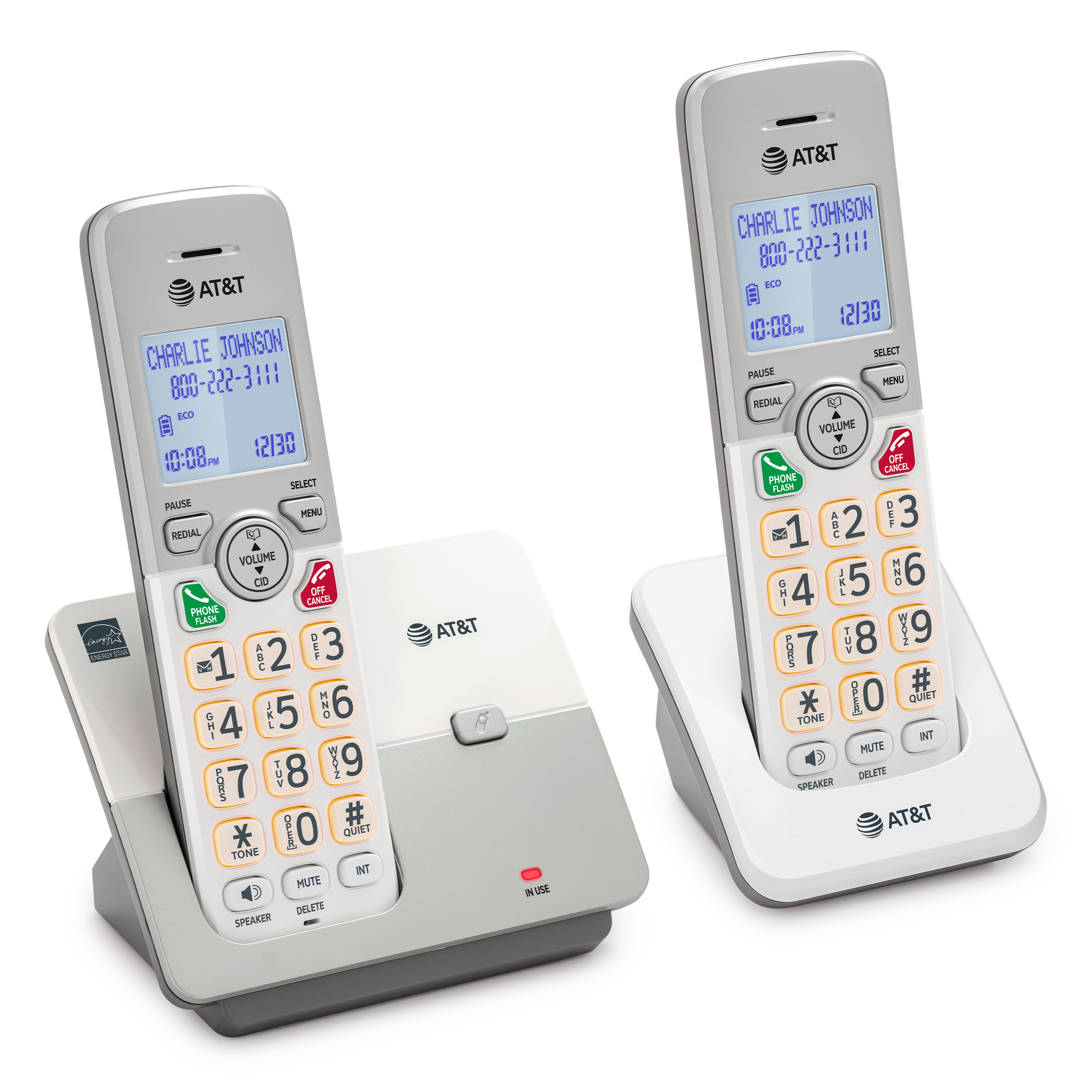 2-Handset Corded Speakerphone with Caller ID/Call Waiting, Full-duplex Handset Speakerphone, 18-inch Backlit Display, Quiet Mode, DECT 6.0 - view 3