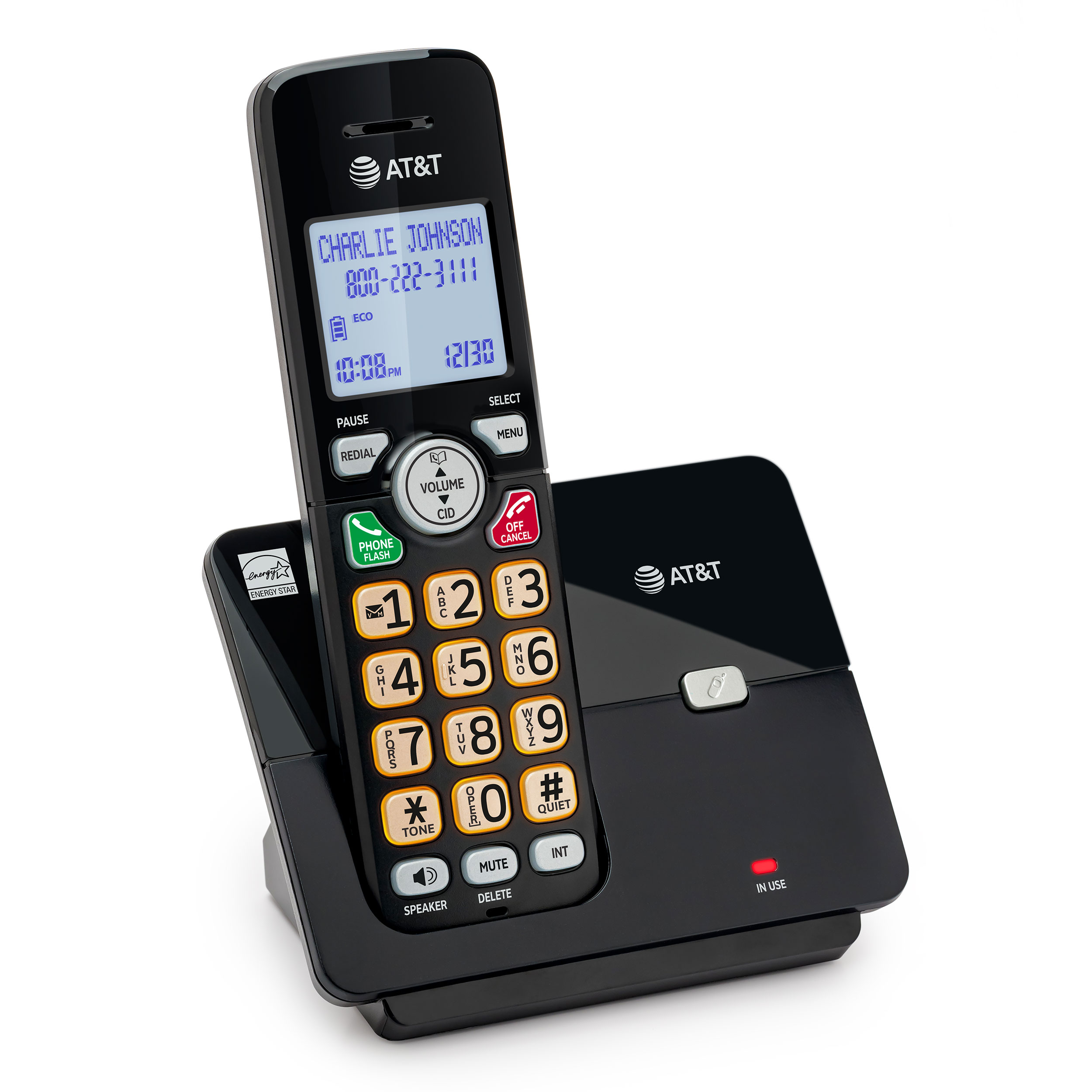 Corded Speakerphone with Caller ID/Call Waiting, Full-duplex Handset Speakerphone, 18-inch Backlit Display, Quiet Mode, DECT 6.0 - view 3