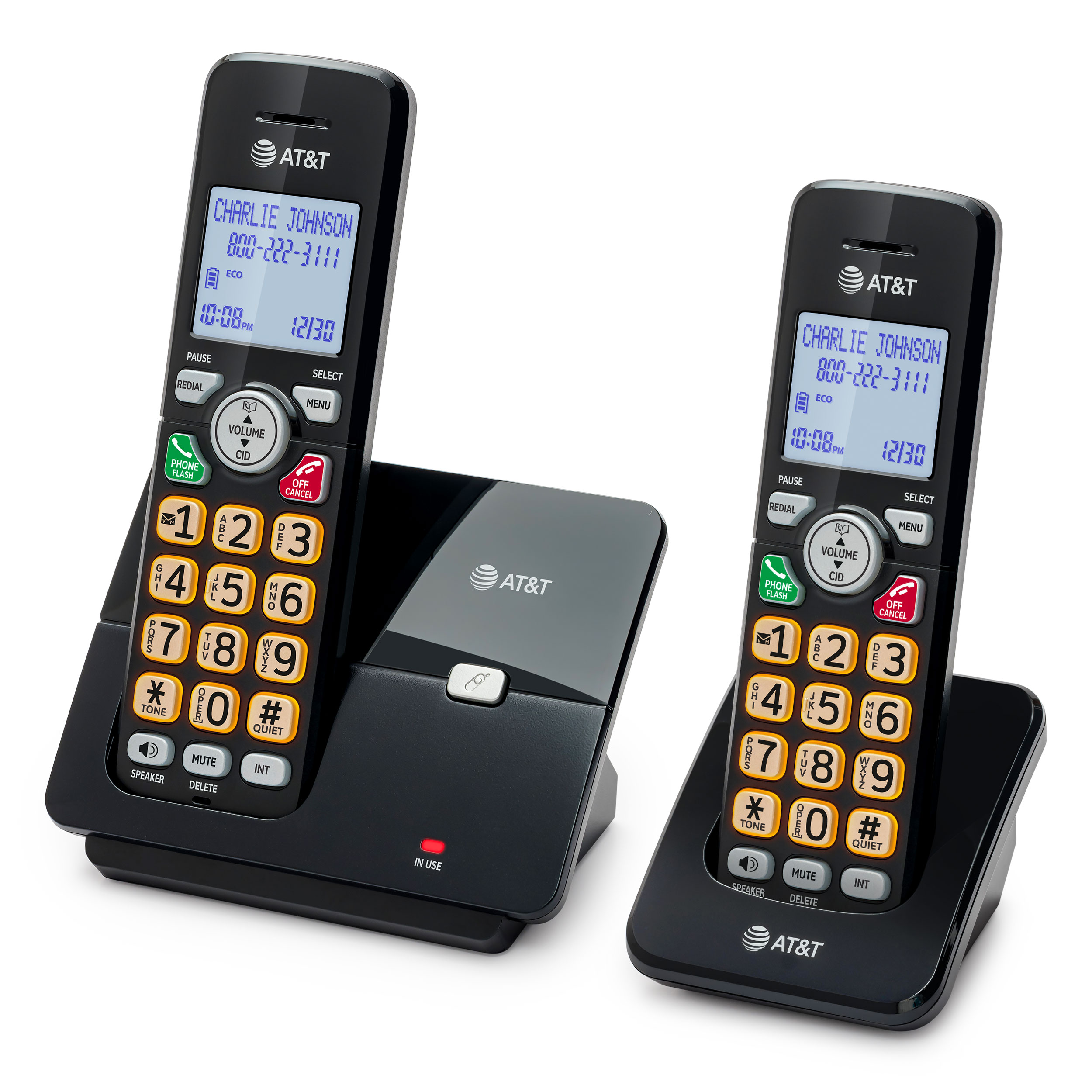 2-Handset Corded Speakerphone with Caller ID/Call Waiting, Full-duplex Handset Speakerphone, 18-inch Backlit Display, Quiet Mode, DECT 6.0 - view 2