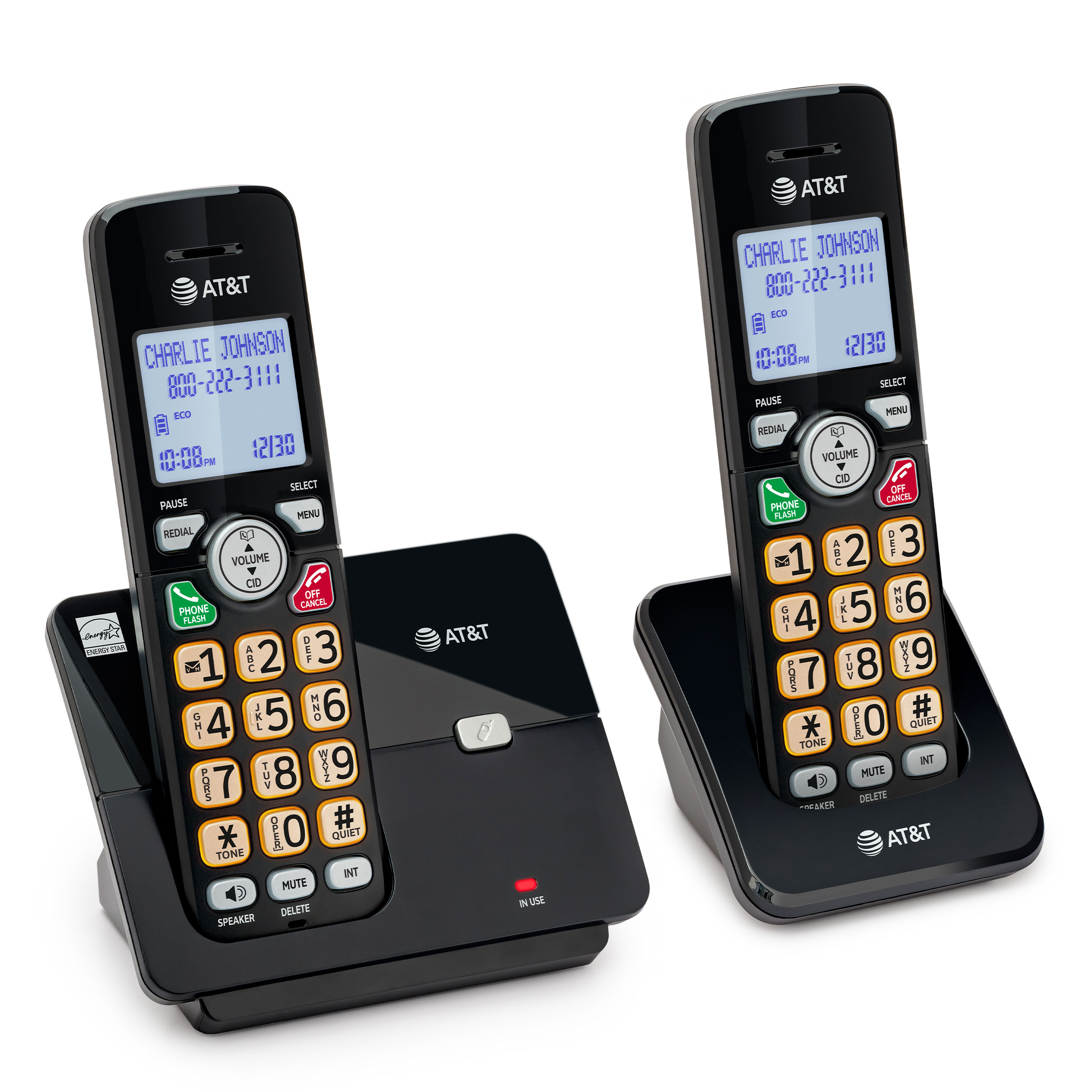3-Handset Corded Speakerphone with Caller ID/Call Waiting, Full-duplex Handset Speakerphone, 18-inch Backlit Display, Quiet Mode, DECT 6.0 - view 2