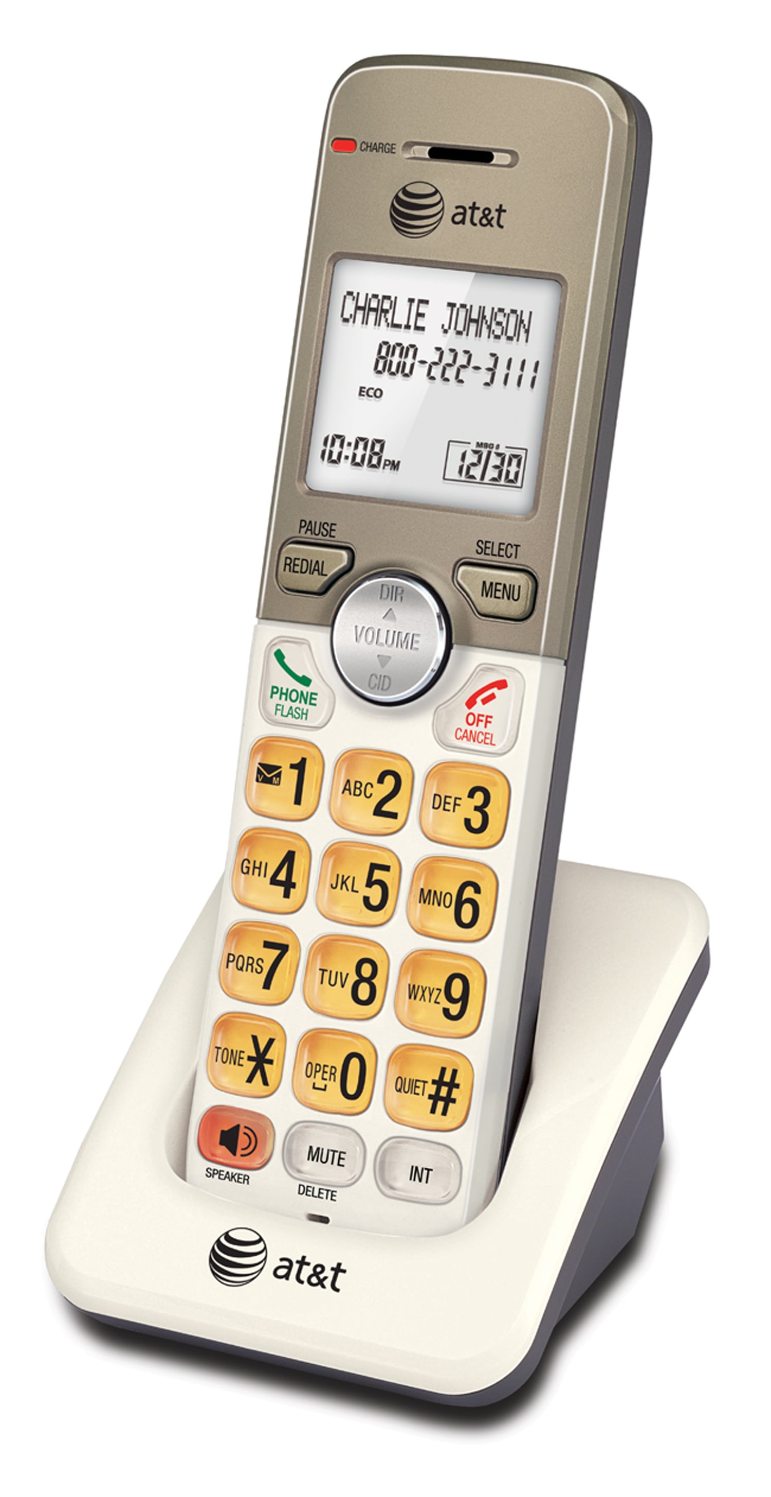 Cordless phone system with caller ID/call waiting - view 4
